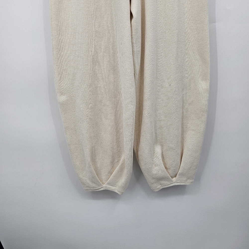 Free People Ivory High-Rise Relaxed Track Pants - Picture 3 of 8